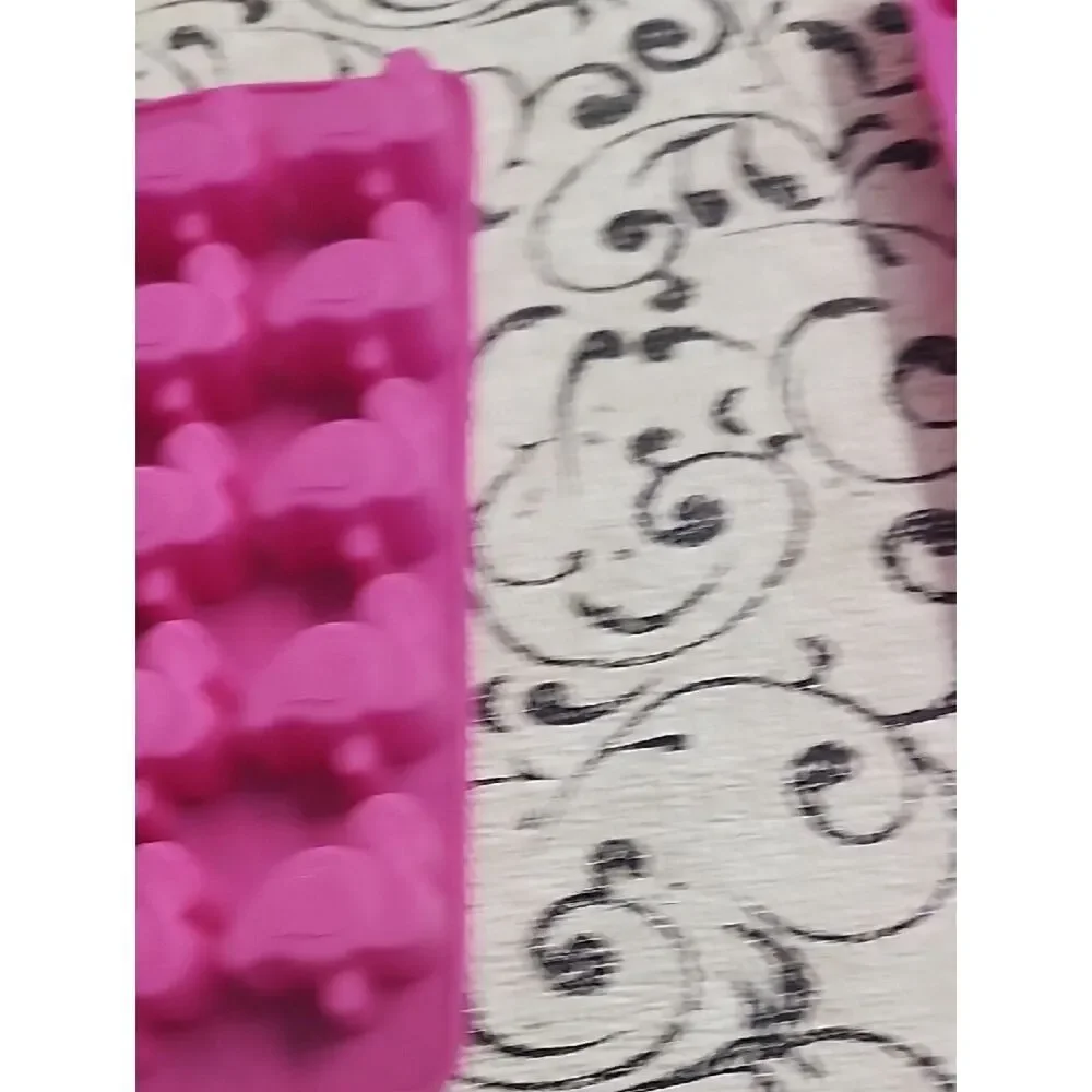 Pink Silicone Flamingo Candy & Ice Cube Mold Set